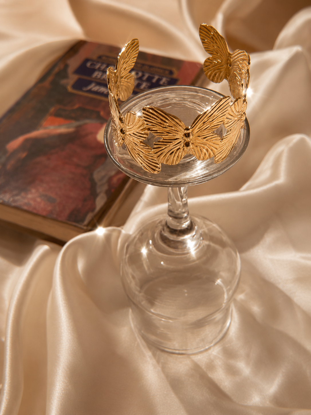 Gold Butterfly Cuff