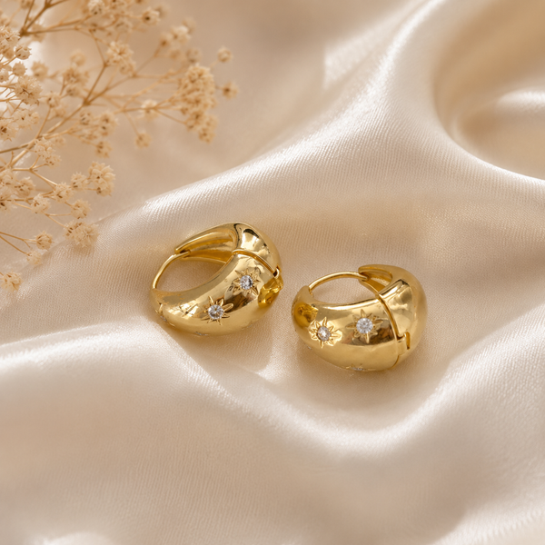 Diamond and Gold Earring