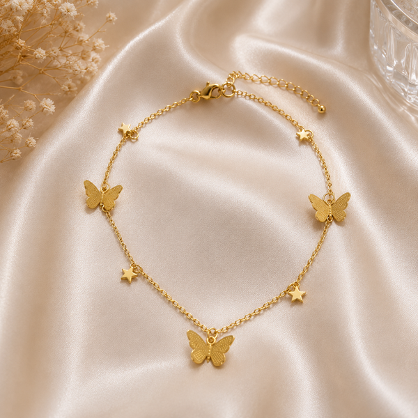 Golden Flutter Necklace