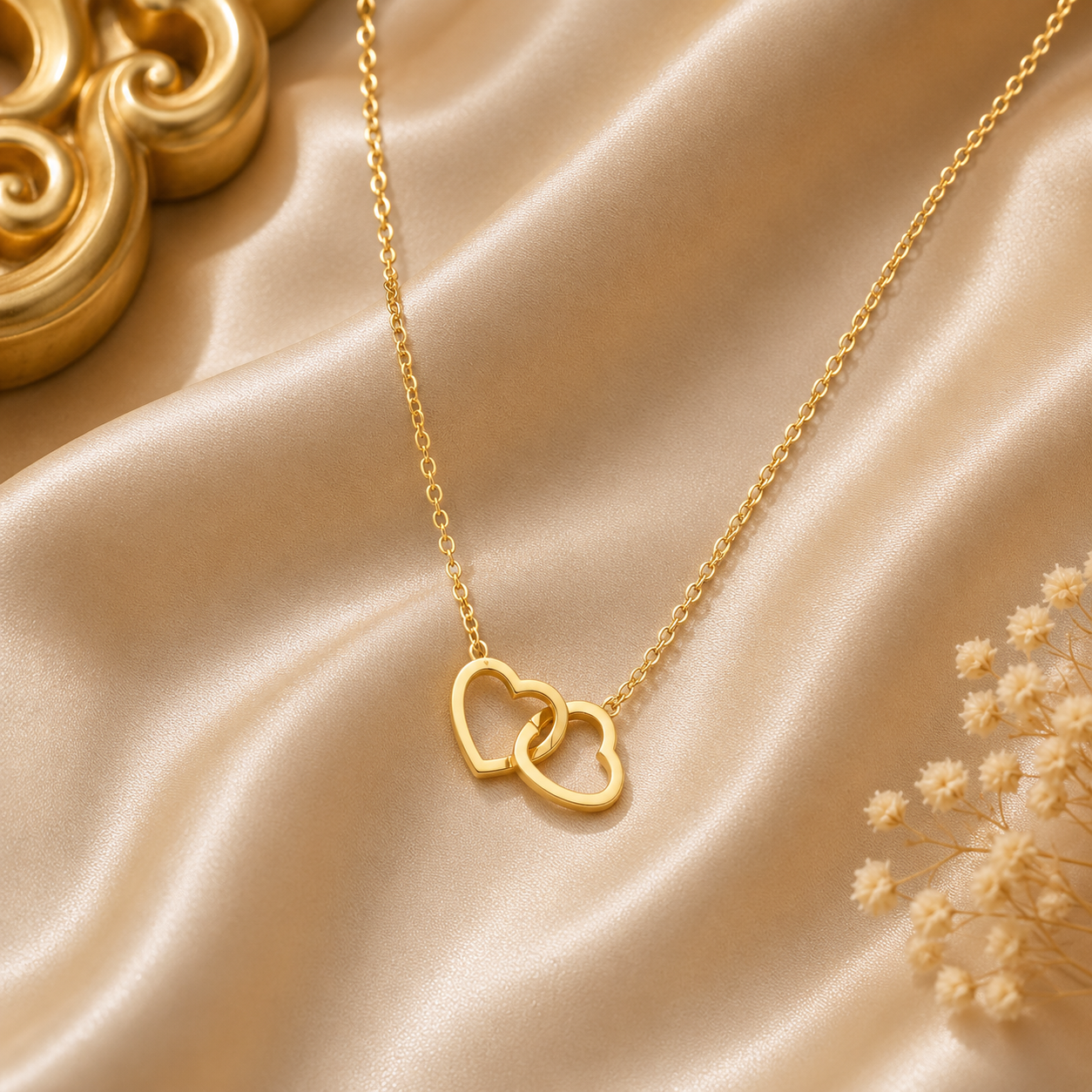 Heart in Heart Necklace