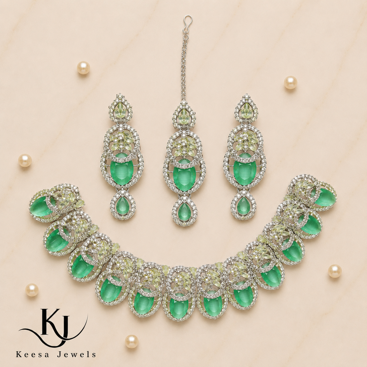 EMERALD DEW PARTY WEAR SET