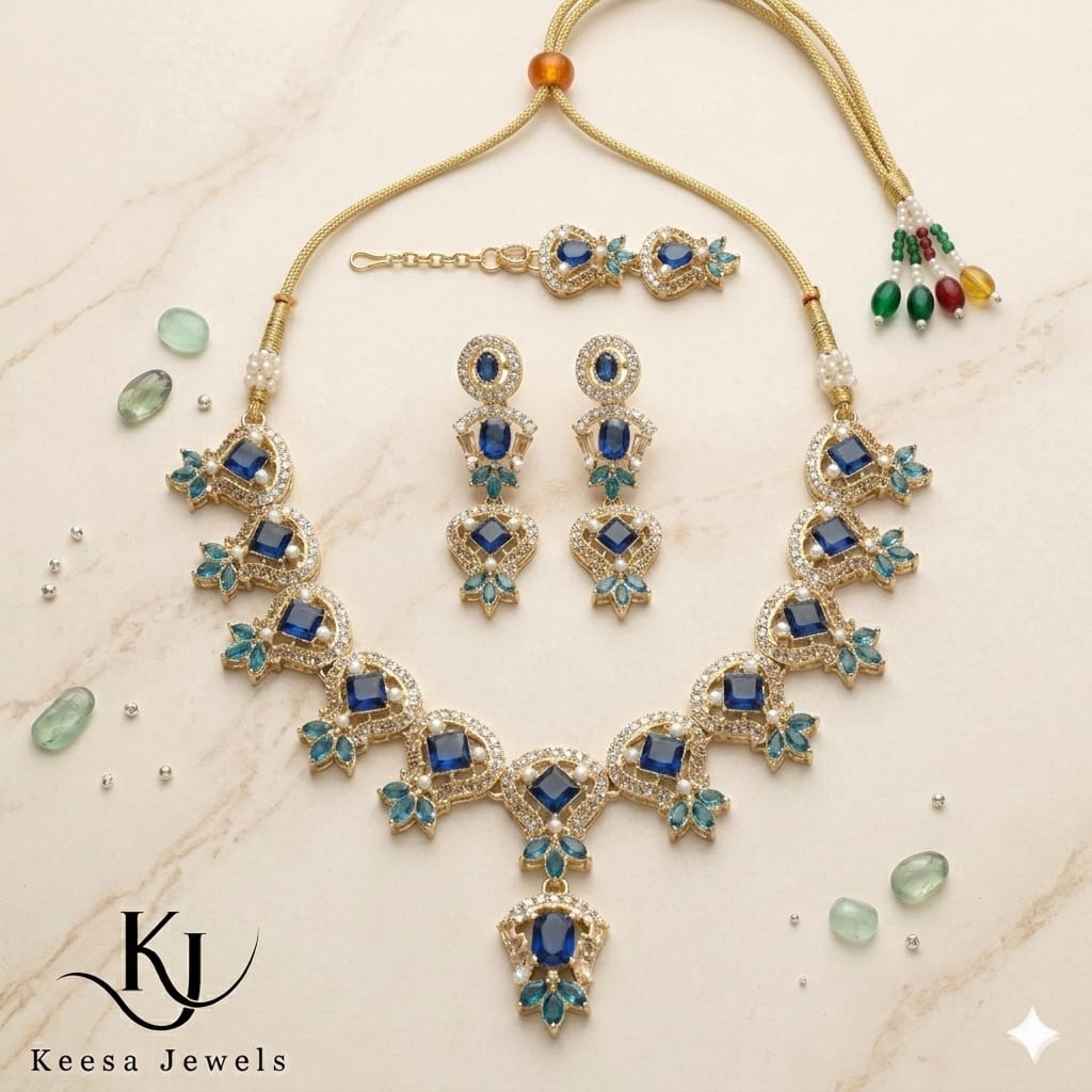 BLUE CRYSTAL CUT