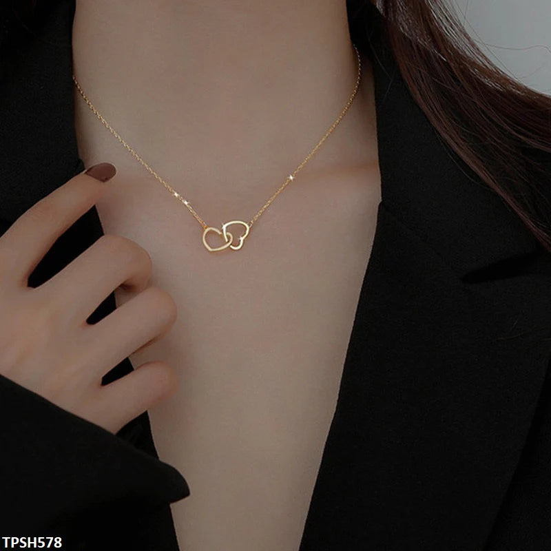 Heart in Heart Necklace